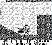 une photo d'Ã©cran de Les Schtroumpfs sur Nintendo Game Boy